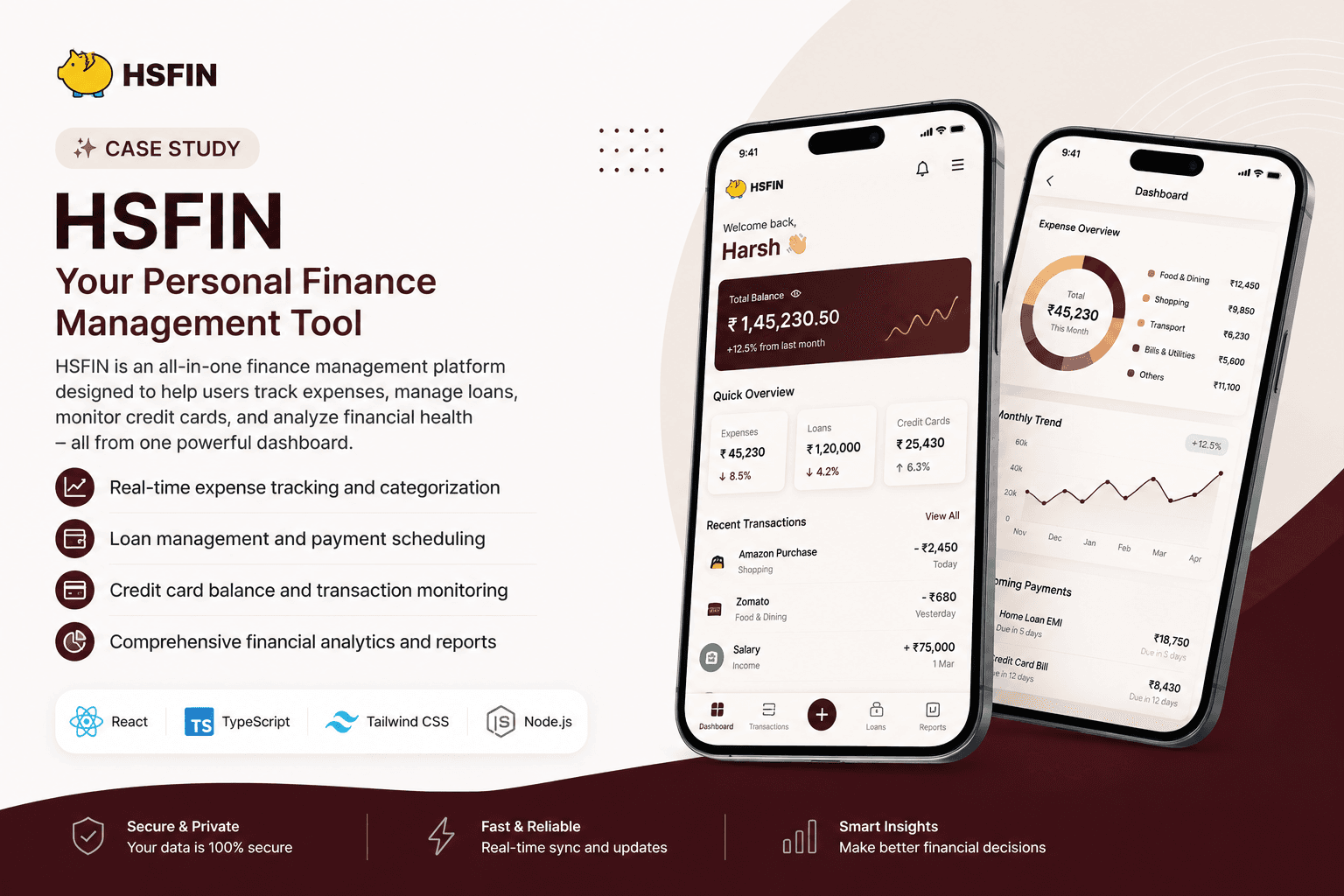 HSFin — Personal Finance & Wealth Management Platform